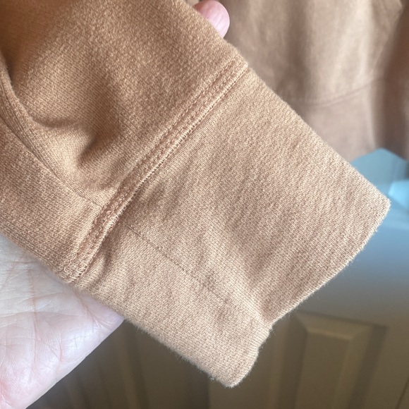 James Perse NWT French Terry Long Sleeve Zippered  100% Cotton Hoodie size 2 - Picture 11 of 16